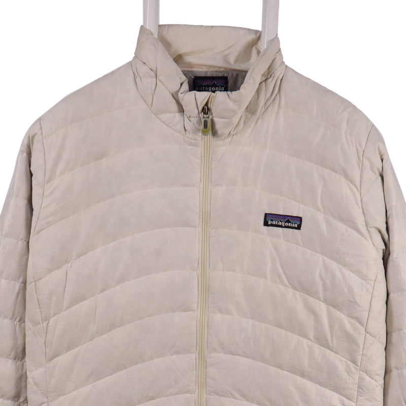 Patagonia 90's Zip Up Puffer Jacket XLarge White