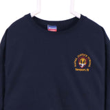 Champion 90's Crewneck Long Sleeve Sweatshirt Medium Navy Blue