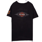 Harley Davidson 90's Graphic Back Print Short Sleeve T Shirt XLarge Black