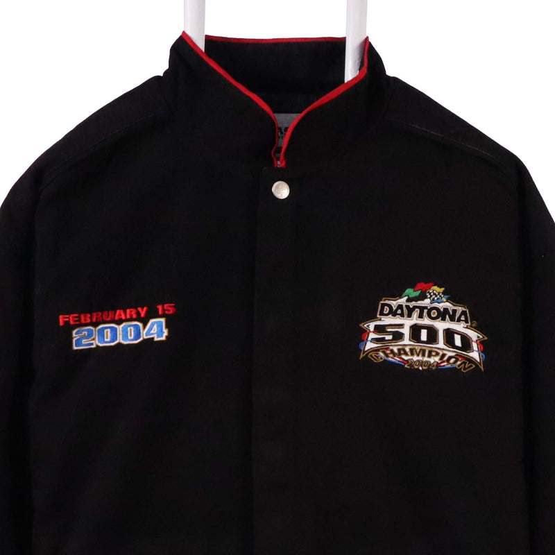 Chase Authentics 00's Y2K Daytona Nascar Jacket XLarge Black