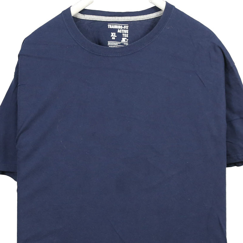 Starter 90's Plain Short Sleeve Crewneck T Shirt XLarge Navy Blue