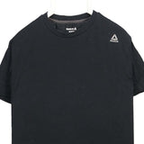 Reebok 90's Short Sleeve Crewneck T Shirt Medium Black