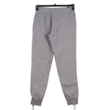 Puma 90's Jogging Bottoms cuffed Elasticated Waistband Drawstrings Trousers / Pants Medium Grey