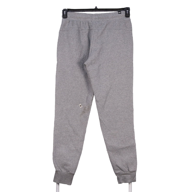 Puma 90's Jogging Bottoms cuffed Elasticated Waistband Drawstrings Trousers / Pants Medium Grey