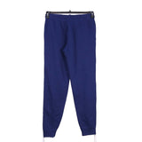 Nike 90's Single Stitch cuffed Elasticated Waistband Drawstrings Trousers / Pants Medium Blue