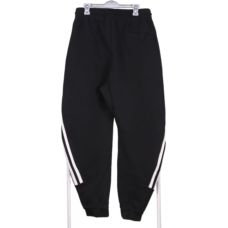 Adidas 90's cuffed Elasticated Waistband Drawstrings Trousers / Pants Medium Black