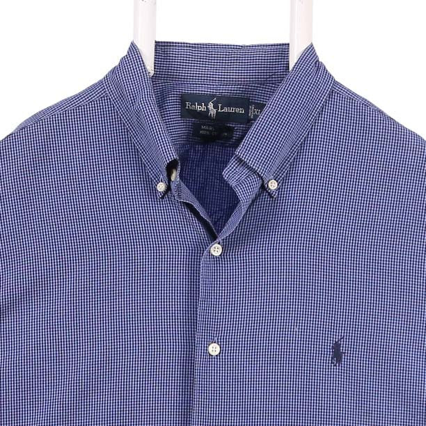 Polo by Ralph Lauren 90's Striped Long Sleeve Button Up Shirt XLarge Blue