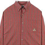 Wrangler 90's Long Sleeve Button Up Check Shirt Large Red
