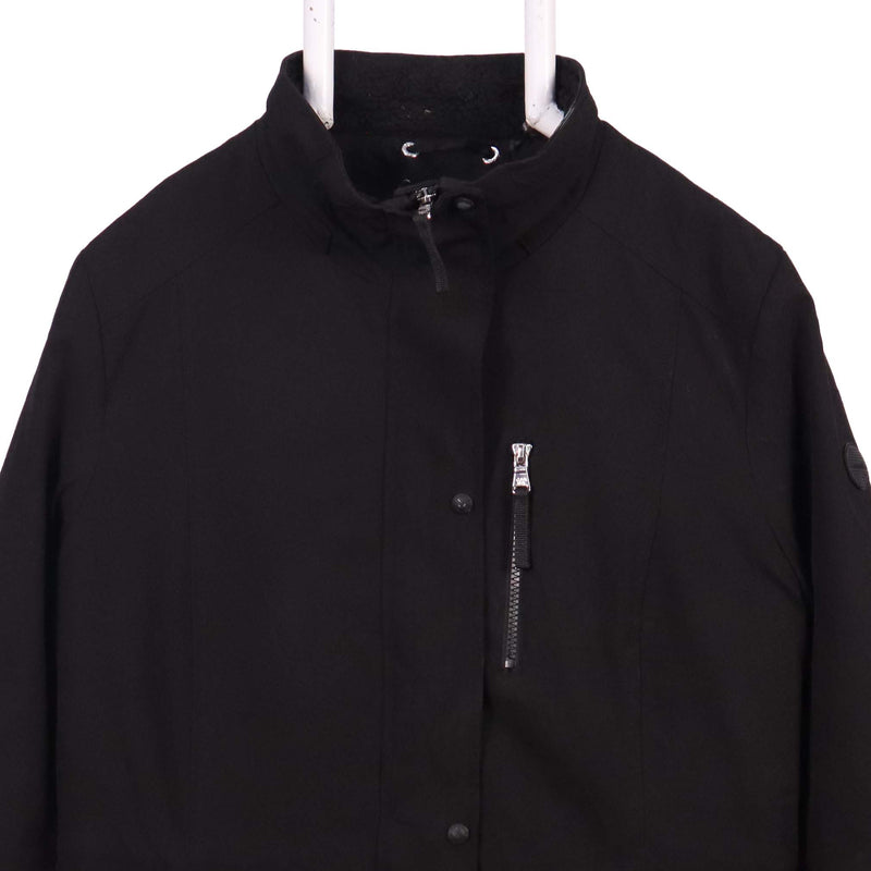 Calvin Klein 90's Zip Up Puffer Windbreaker Jacket XLarge Black