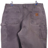 Carhartt 90's Cargo Carpenter Workwear Denim Trousers / Pants 38 Grey