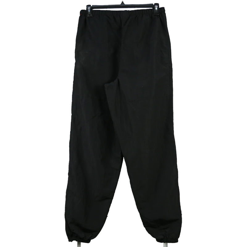 Vintage club 00's Y2K Baggy Nylon Sportswear Trousers / Pants Large Black