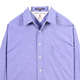 Tommy Hilfiger 90's Plain Long Sleeve Button Up Shirt XXLarge (missing sizing label) Blue