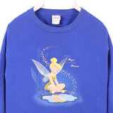 Disney 90's Long Sleeve Crewneck Sweatshirt Medium Blue