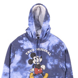 Mickey & Co 90's Mickey Mouse Tie Dye Hoodie Medium Blue