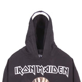 Cool Tee 90's Iron Maiden Pullover Hoodie Medium Black