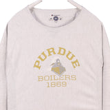 Champion 90's Reverse Weave Purdue Crewneck Sweatshirt XLarge White