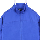 S STAR 90's Zip Up Warm Plain Fleece XLarge Blue