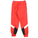 Puma 90's Drawstring Elasticated Waistband Joggers / Sweatpants Medium Red