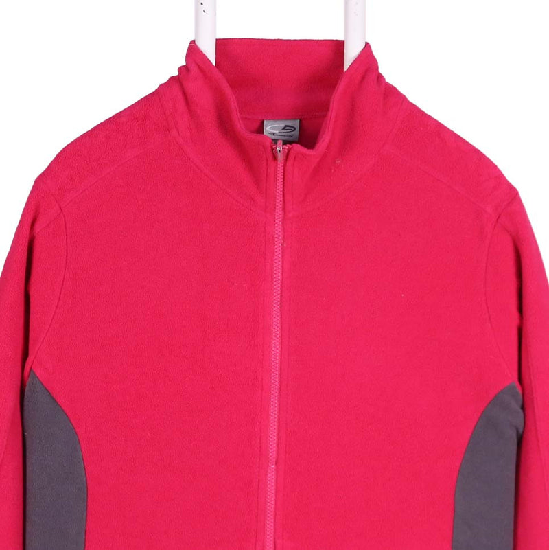 Champion 90's Warm Zip Up Fleece Jumper Large Pink