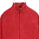 Columbia 90's Zip Up Fleece Jumper XLarge Red