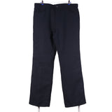 Wrangler 90's Chino Pleated Straight Leg Trousers / Pants 38 Navy Blue