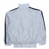 Fila 90's Track Jacket Retro Zip Up Windbreaker Large White