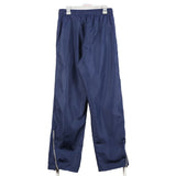 S STAR 90's Drawstring Elasticated Waistband Nylon Sportswear Joggers / Sweatpants Medium Blue