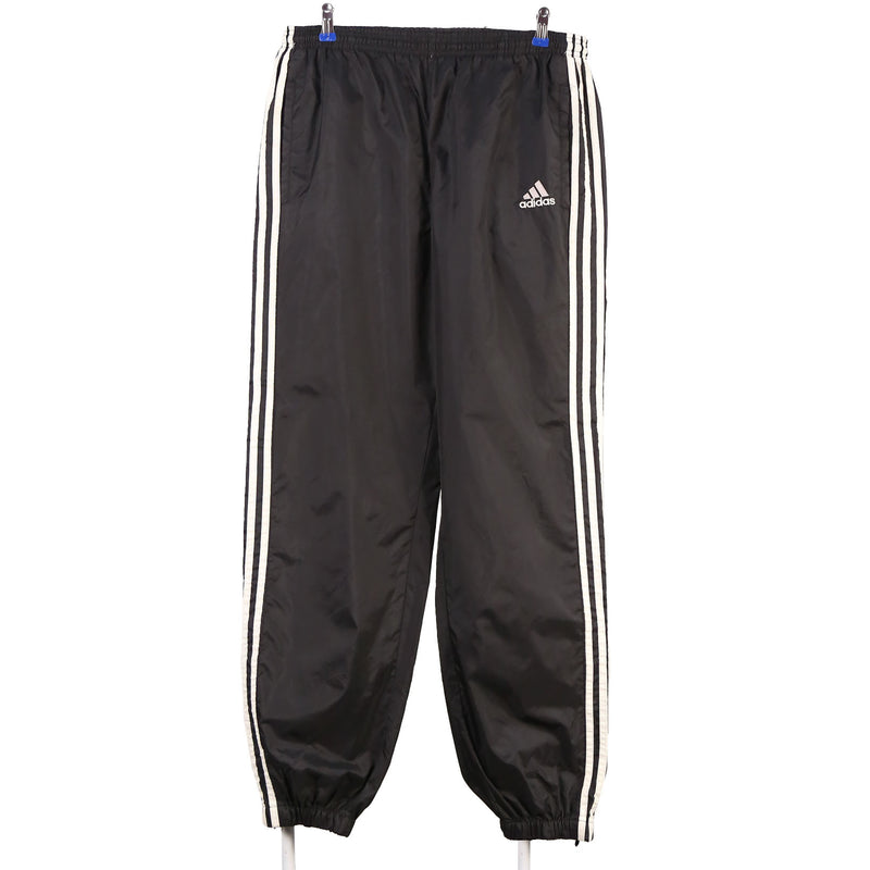 Adidas 90's Elasticated Waistband Drawstrings Joggers / Sweatpants Medium Black