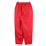 Champion 90's Elasticated Waistband Drawstrings Nylon Sportswear Joggers / Sweatpants Large Red