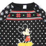 Disney  Mickey Mouse Christmas Crewneck Sweatshirt Medium Black