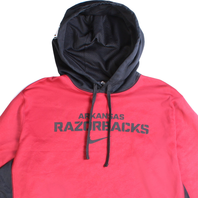 Nike  Razorbacks Pullover Hoodie Large Red