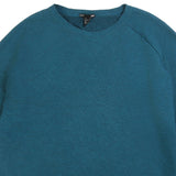 H & M  Plain Crewneck Sweatshirt Medium Turquoise Blue Green