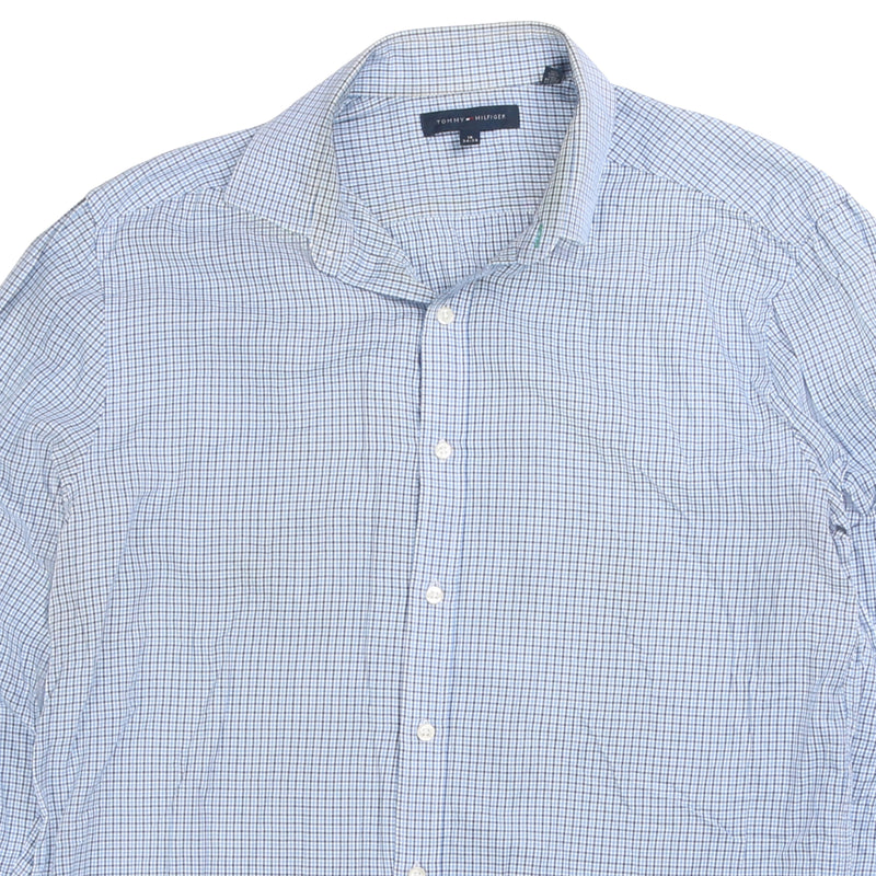 Tommy Hilfiger  Long Sleeve Check Shirt Large Blue