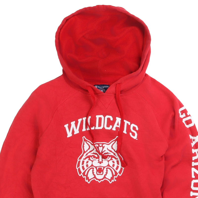 Champion  Wildcats College Pullover Hoodie Small Red