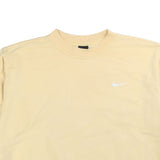Nike  Swoosh Heavyweight Crewneck Heavyweight Sweatshirt Large Yellow