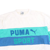 Puma  Spellout Heavyweight Crewneck Sweatshirt XLarge (missing sizing label) White