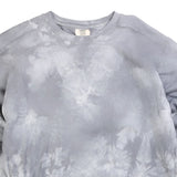 Comfort Colours  Tie Dye Heavyweight Crewneck Sweatshirt Small Grey