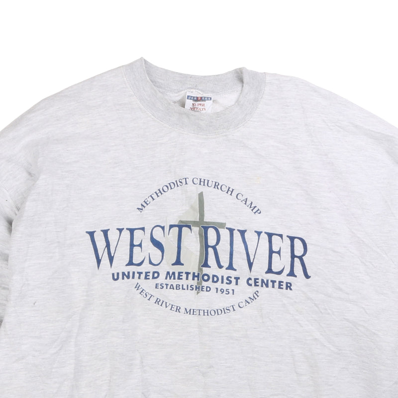 Jerzees  West River Heavyweight Sweatshirt XLarge Grey