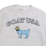 Goat  Goat USA Crewneck Sweatshirt Small Grey