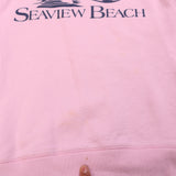 Champion  Seaview Beach Crewneck Sweatshirt Small Pink