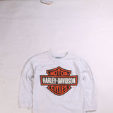 Harley Davidson  Long Sleeve T Shirt XSmall Yellow