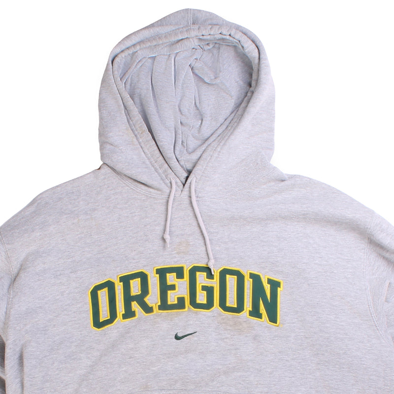 Nike  Oregon Middle Swoosh Pullover Hoodie XLarge Grey