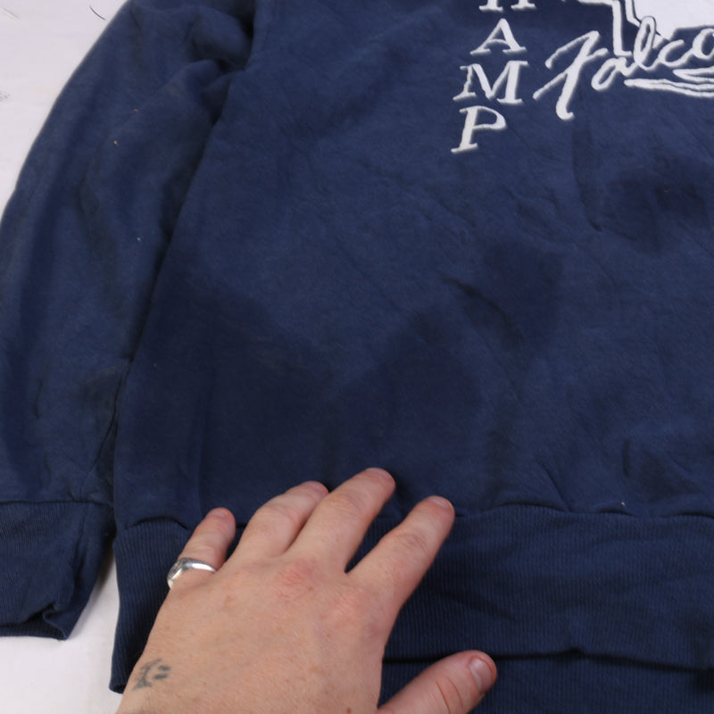 Champ  Tie Dye Crewneck Sweatshirt Small (missing sizing label) Navy Blue