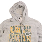 NFL  Green Bay Packers Full Zip Up Hoodie Small (missing sizing label) Grey