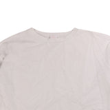 Hanes  Plain Heavyweight Crewneck Sweatshirt Medium White