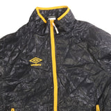 Umbro  Full Zip Up Puffer Jacket Small (missing sizing label) Black
