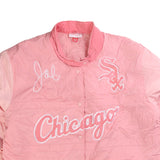 Mitchell & Ness  M&N x Joe Freshgoods Racing Jacket Chicago White Sox Bomber Jacket XXLarge (2XL) Pink