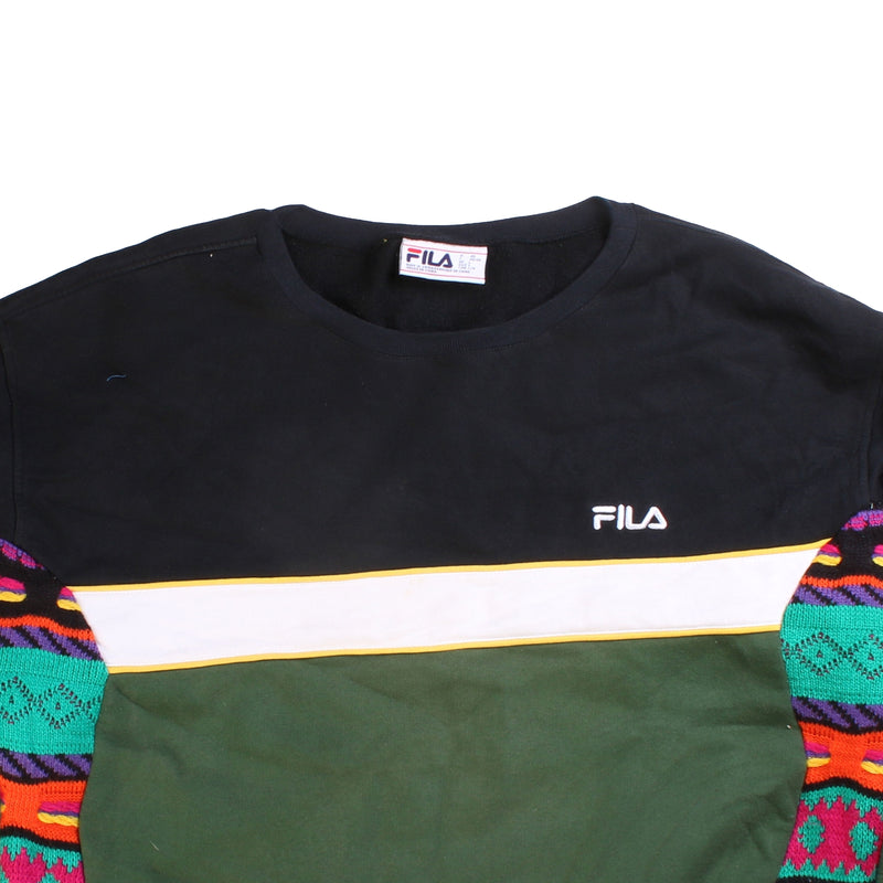 Fila  Rework Coogi Sweatshirt Large Khaki Green