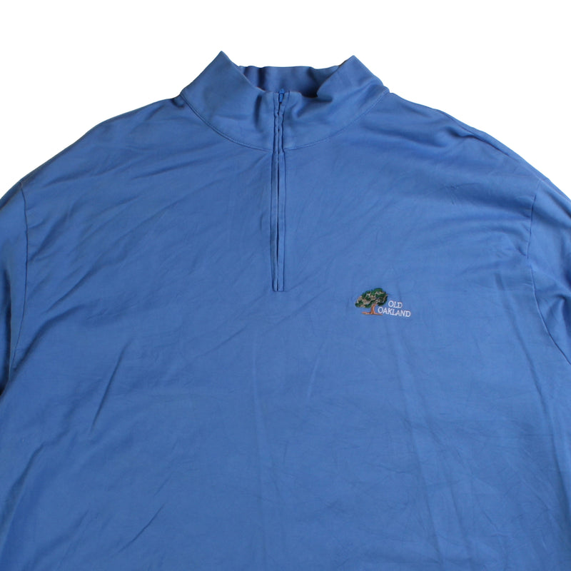 Polo Ralph Lauren  Old Oakland Polo Golf Quarter Zip Sweatshirt XXLarge (2XL) Blue