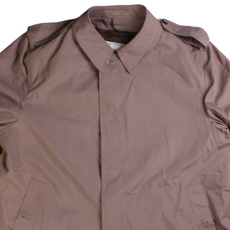 London Fog  Long Sleeve Button Up Trench Coat Medium (missing sizing label) Tan Brown